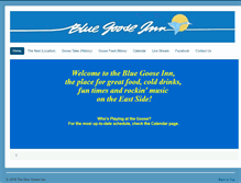 Tablet Screenshot of bluegooseinn.net